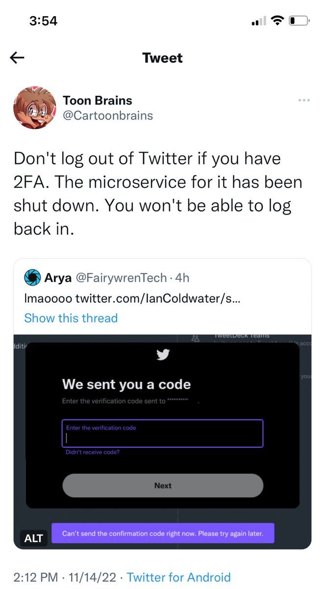 oh my god twitter doesn’t include alt text from images in their API